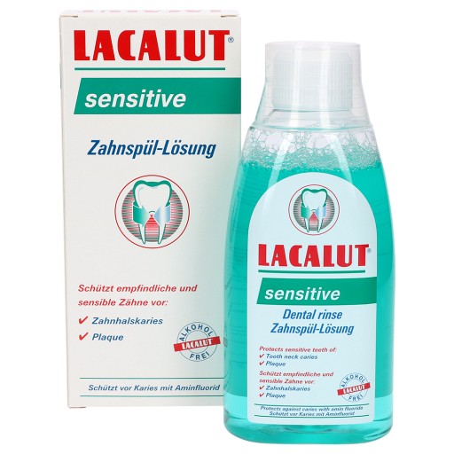 LACALUT sensitive Zahnspül-Lösung - 300ml - Bei Zahnfleischbluten