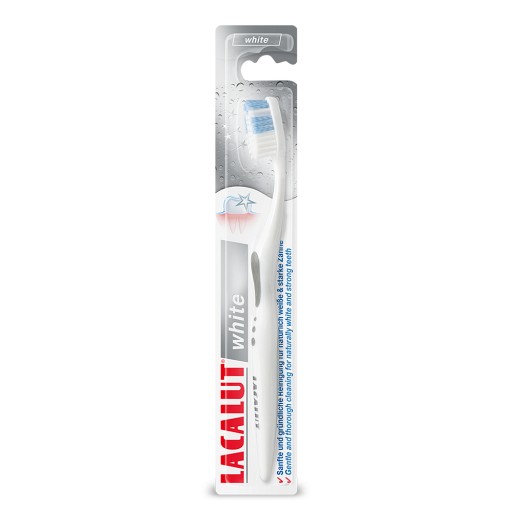 LACALUT white Zahnbürste - 1Stk - Natürliches Weiß