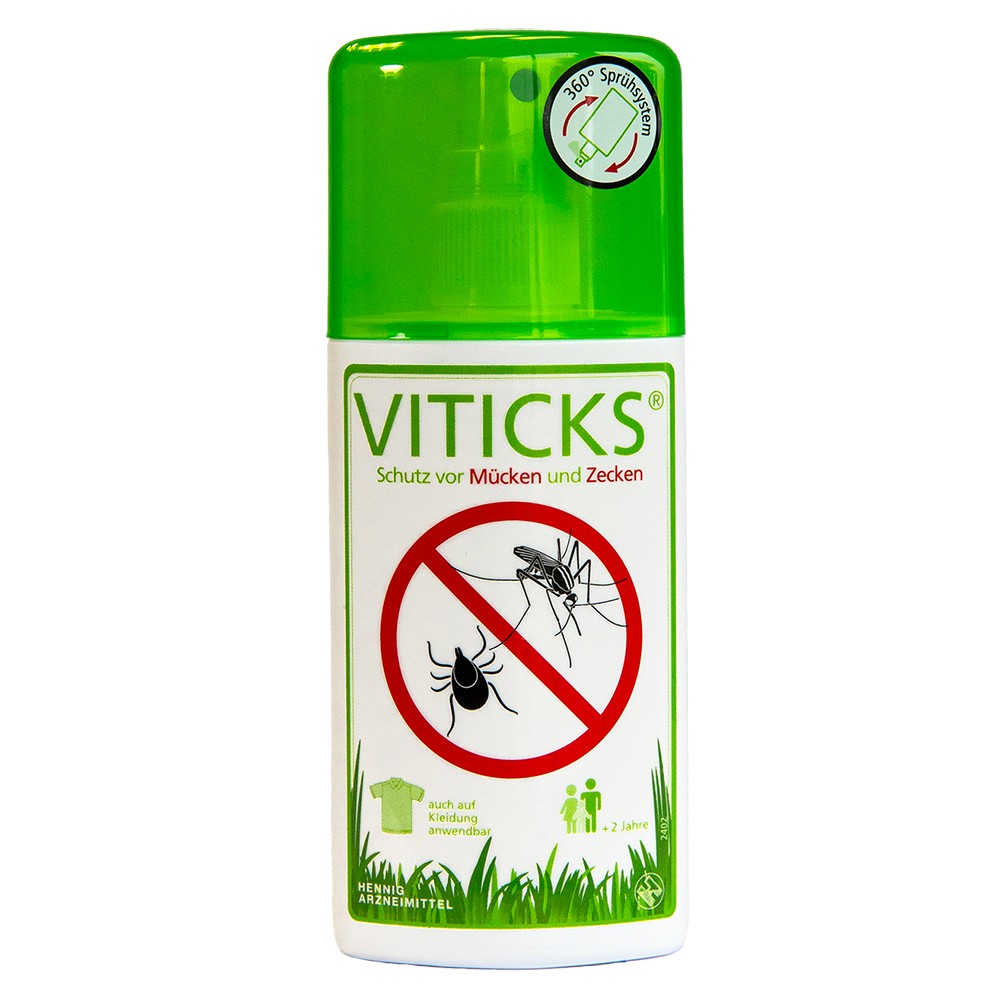 VITICKS Schutz vor Mücken u.Zecken Sprühflasche - 100ml - Zecken-& Mückenschutz