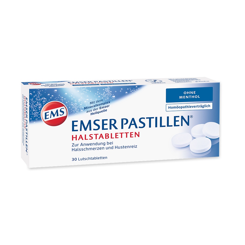 EMSER Pastillen ohne Menthol - 30Stk - Abwehr, Husten & Halsschmerzen