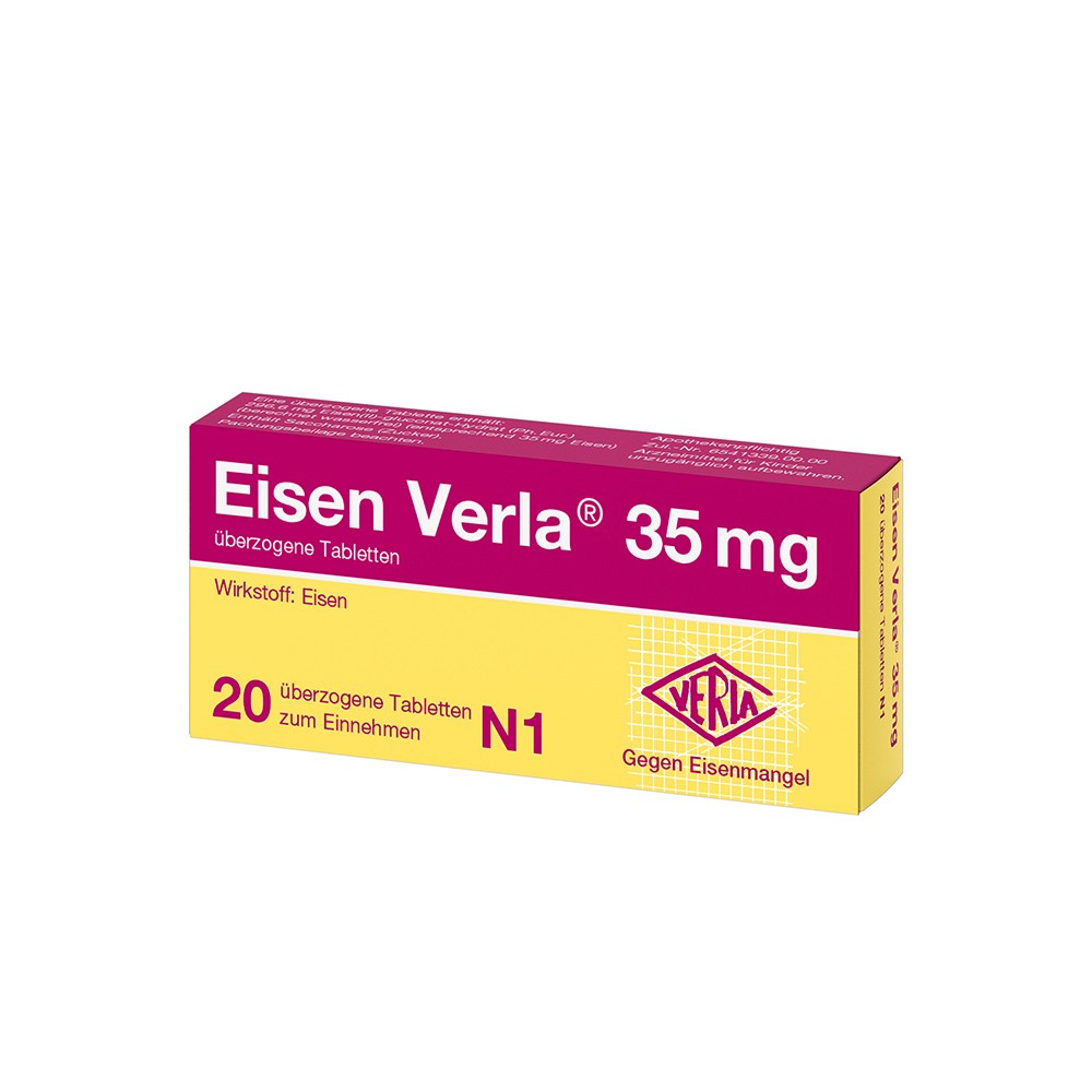 EISEN VERLA 35 mg überzogene Tabletten - 20Stk
