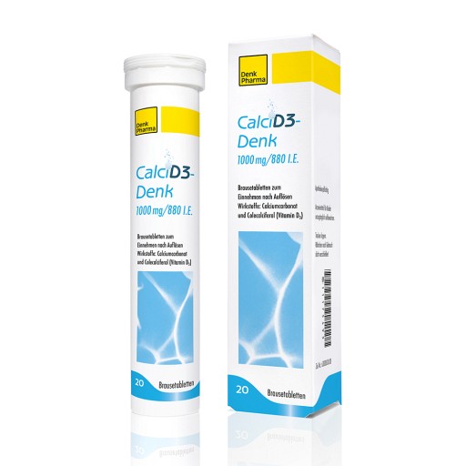 CALCI D3-Denk 1.000 mg/880 I.E. Brausetabletten - 20Stk - Vitamine