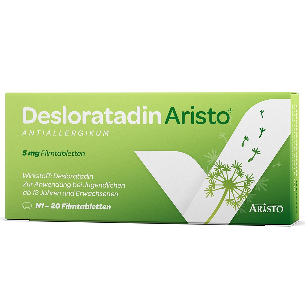 DESLORATADIN Aristo 5 mg Filmtabletten - 20Stk