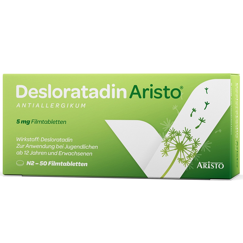 DESLORATADIN Aristo 5 mg Filmtabletten - 50Stk - Allergien