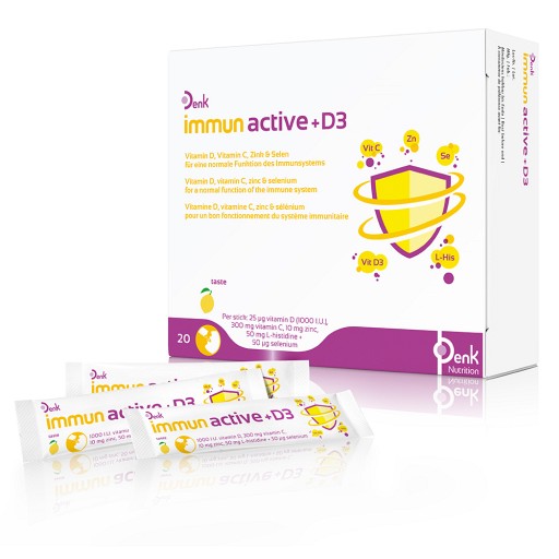 IMMUN ACTIVE+D3 Denk Pulver - 20Stk