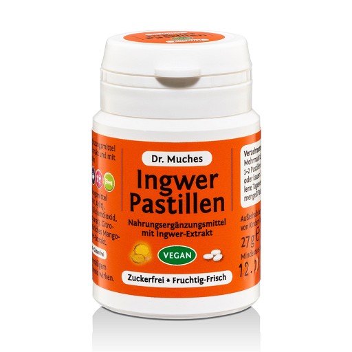 INGWER PASTILLEN Dr.Muches zuckerfrei - 27g