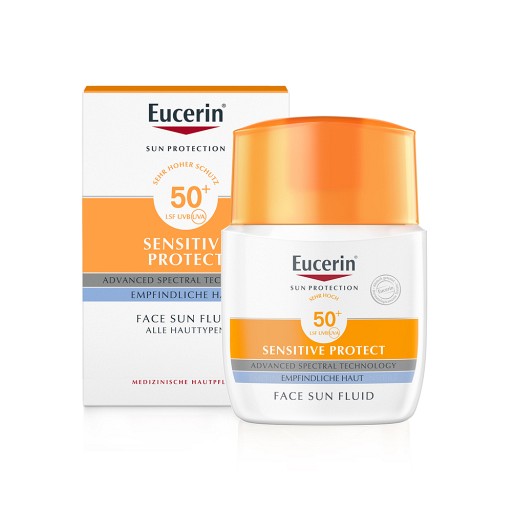 EUCERIN Sun Fluid mattierend LSF 50+ - 50ml - Empfindliche Haut