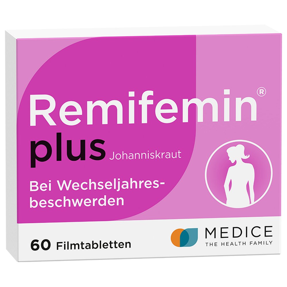 REMIFEMIN plus Johanniskraut Filmtabletten - 60Stk - Wechseljahresbeschwerden