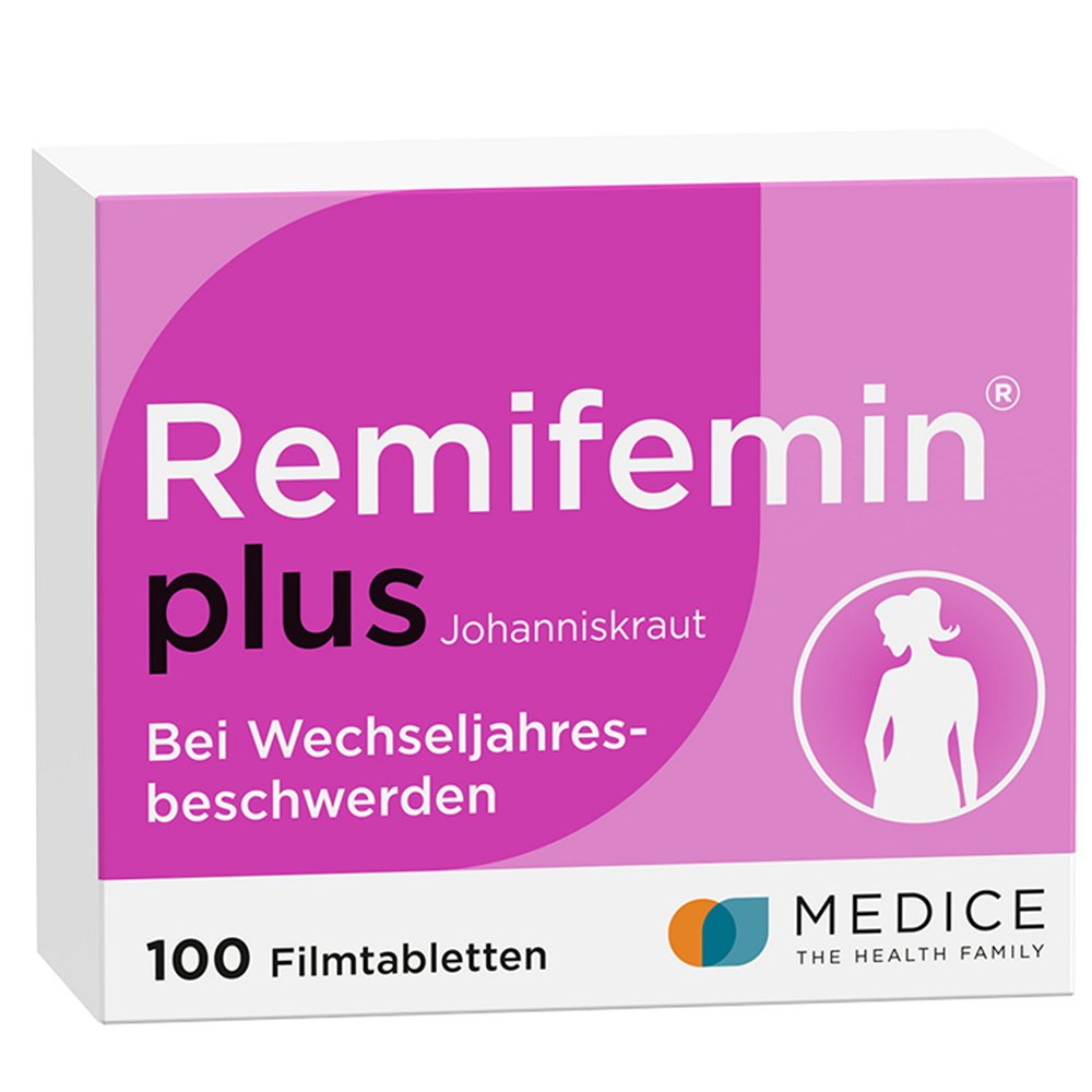 REMIFEMIN plus Johanniskraut Filmtabletten - 100Stk - Wechseljahresbeschwerden