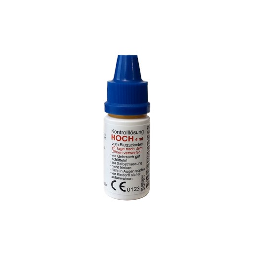 GLUCO TEST DUO Kontrolllösung hoch - 4ml