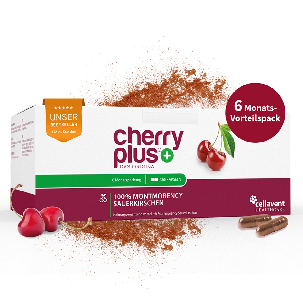 CHERRY PLUS Das Original Montmorency Sauerk.-Kaps. - 360Stk