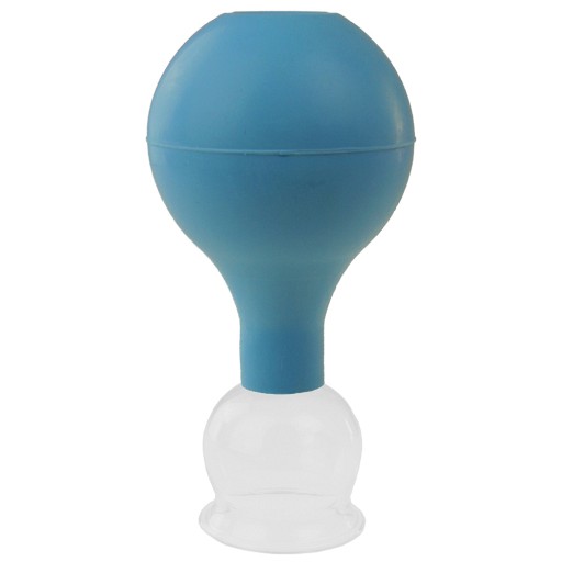 PULOX Schröpfglas 3,2 cm blau - 1Stk