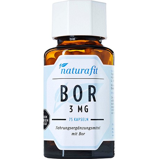 NATURAFIT Bor 3 mg Kapseln - 75Stk