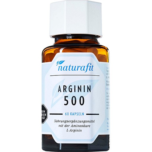NATURAFIT Arginin 500 Kapseln - 60Stk