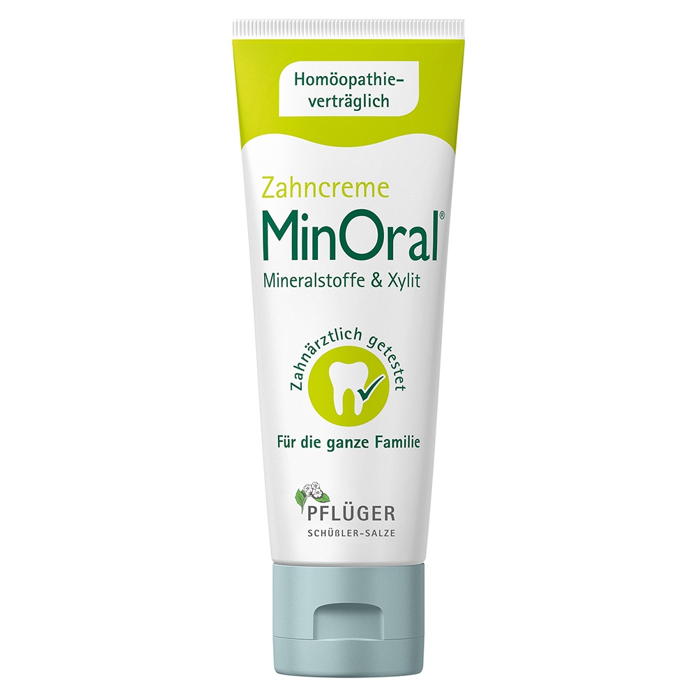 MINORAL Zahncreme - 75ml - Klassische Zahnpflege