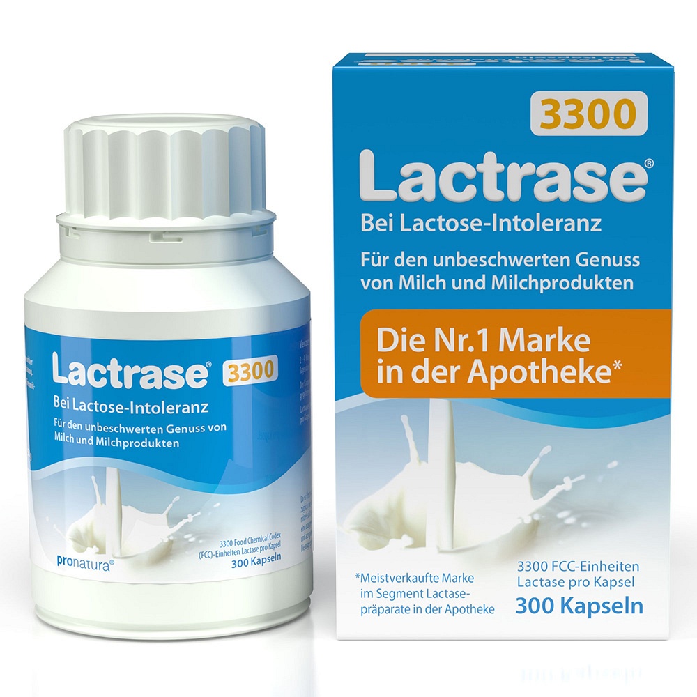 LACTRASE 3.300 FCC Kapseln - 300Stk - Verdauungsenzyme