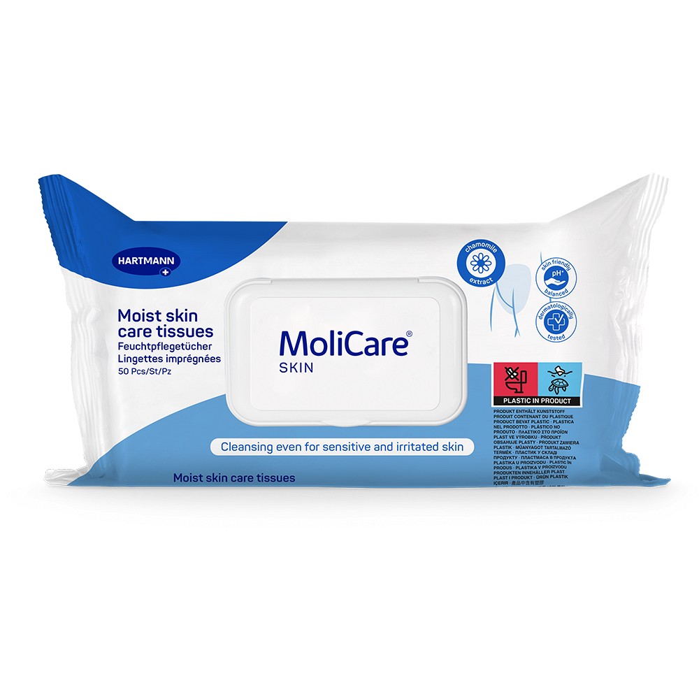 MOLICARE Skin Feuchtpflegetücher - 50Stk
