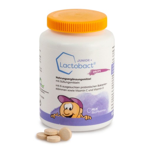 LACTOBACT Junior Drops Lutschtabletten - 180Stk - Nahrungsergänzung