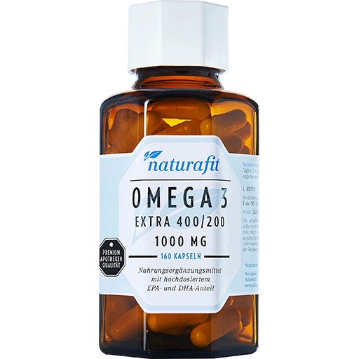 NATURAFIT Omega-3 extra 400/200 Kapseln - 160Stk