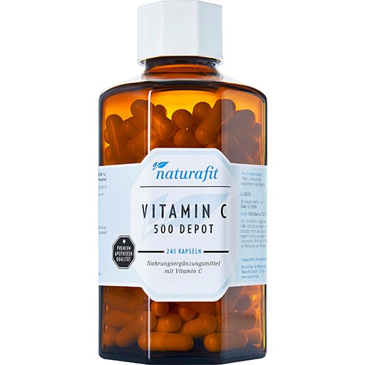 NATURAFIT Vitamin C 500 Depot Kapseln - 240Stk