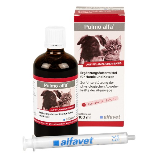 PULMO ALFA Ergänzungsfutterm.flüss.f.Hunde/Katzen - 100ml