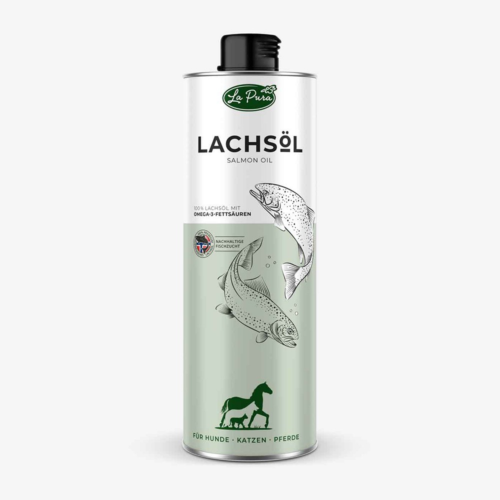 LAPURA Lachsöl f.Hunde/Katzen/Pferde - 1L - für Pferde
