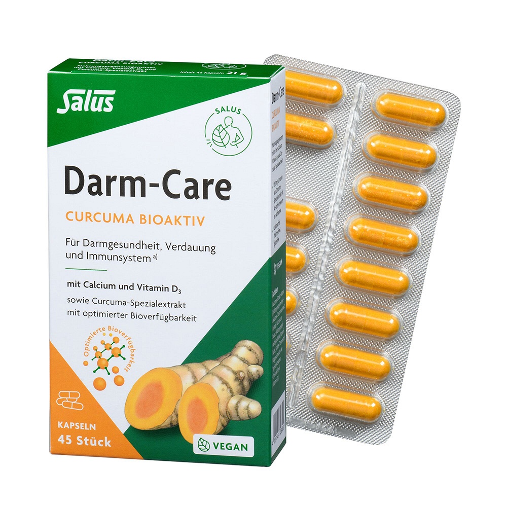 DARM-CARE Curcuma Bioaktiv Kapseln Salus - 45Stk