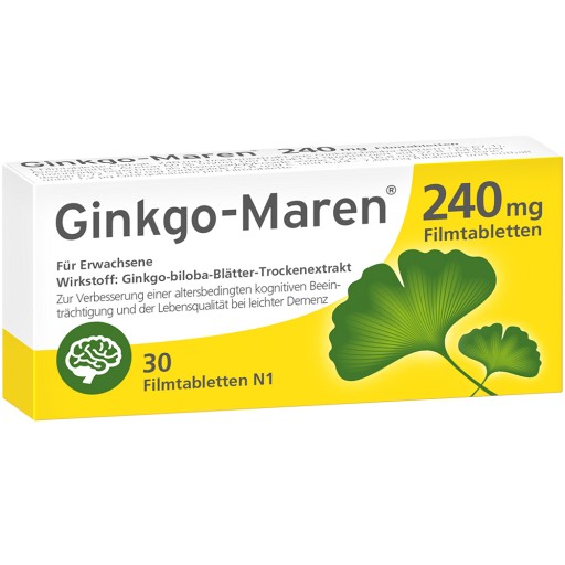 GINKGO-MAREN 240 mg Filmtabletten - 30Stk - Gedächtnis & Konzentration