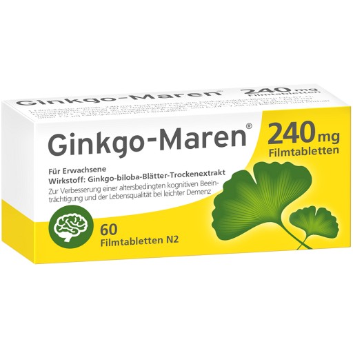 GINKGO-MAREN 240 mg Filmtabletten - 60Stk - Gedächtnis & Konzentration