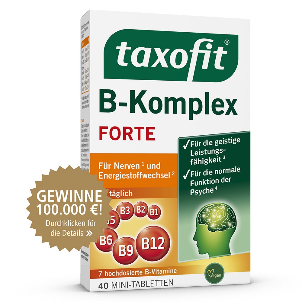 TAXOFIT B-Komplex Tabletten - 40Stk