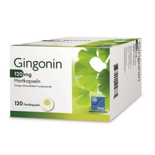 GINGONIN 120 mg Hartkapseln - 120Stk - Stärkung für das Gedächtnis