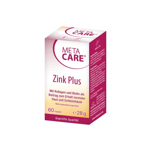 META-CARE Zink+ Kapseln - 60Stk - Vitalität & Belebung