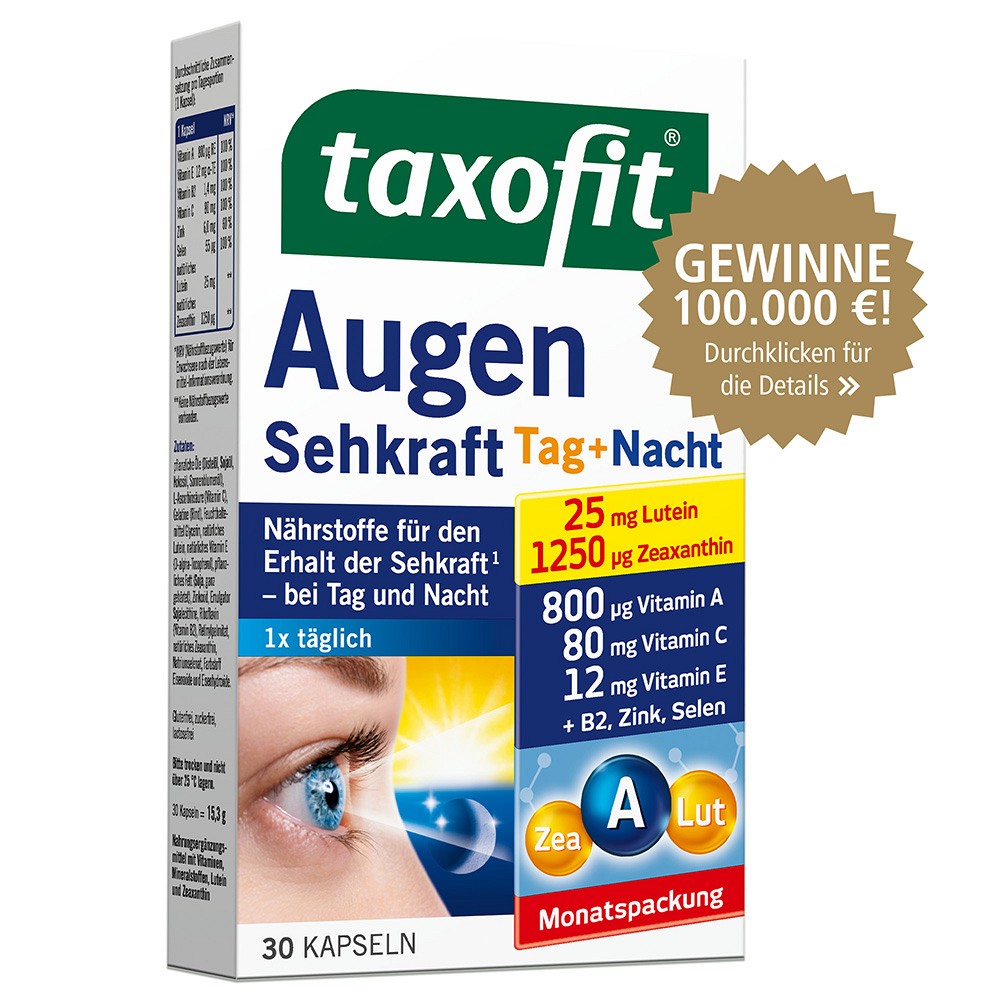 TAXOFIT Augen Sehkraft Kapseln - 30Stk