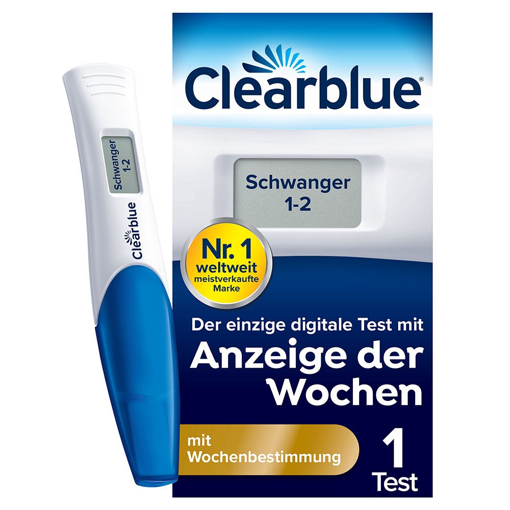 CLEARBLUE Schwangerschaftstest m.Wochenbestimmung - 1Stk - Für Sie