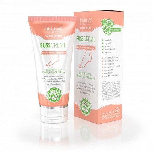BELIEVA Natural Intensiv Fußpflegecreme - 100ml