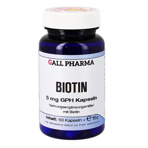 BIOTIN 5 mg GPH Kapseln - 60Stk