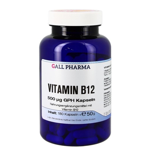 VITAMIN B12 500 µg GPH Kapseln - 180Stk