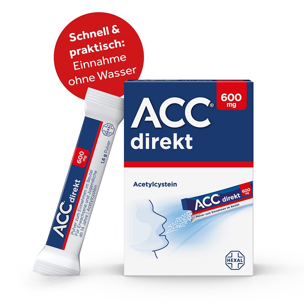 ACC direkt 600 mg Pulver zum Einnehmen im Beutel - 10Stk - MHD Ware
