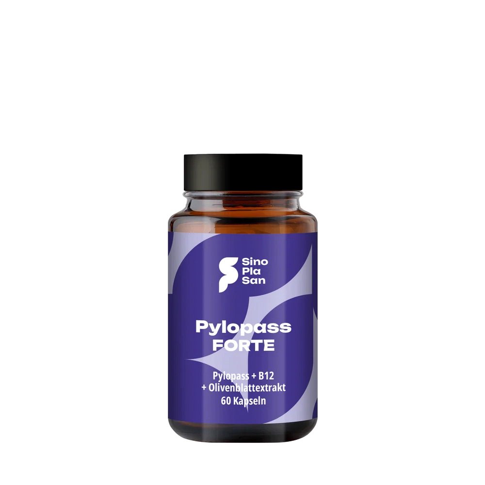 PYLOPASS FORTE 200 mg+Vit.B12+Olivenblattextr.Kps. - 60Stk