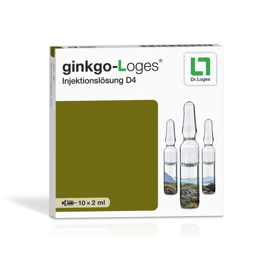 GINKGO-LOGES Injektionslösung D 4 Amp. - 10X2ml