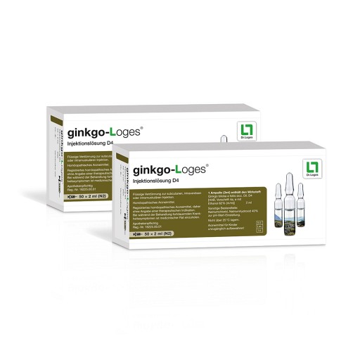 GINKGO-LOGES Injektionslösung D 4 Amp. - 100X2ml