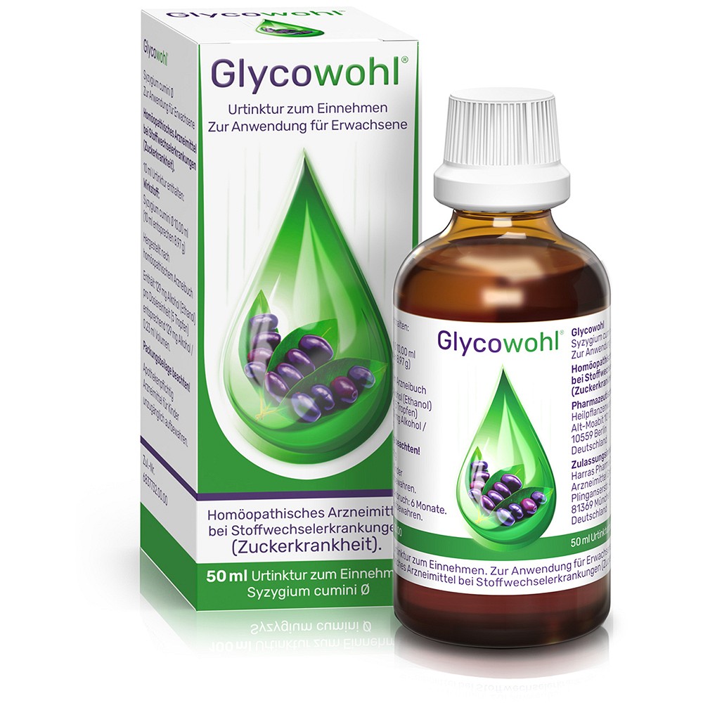 GLYCOWOHL Tropfen zum Einnehmen - 50ml - Abnehmen & Diät