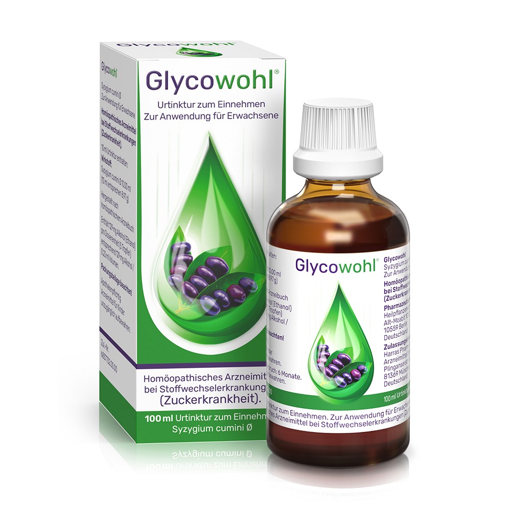 GLYCOWOHL Tropfen zum Einnehmen - 100ml - Abnehmen & Diät