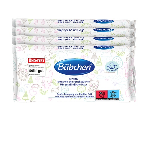 BÜBCHEN FT Sensitive Feuchttücher - 4X52Stk - Bübchen®