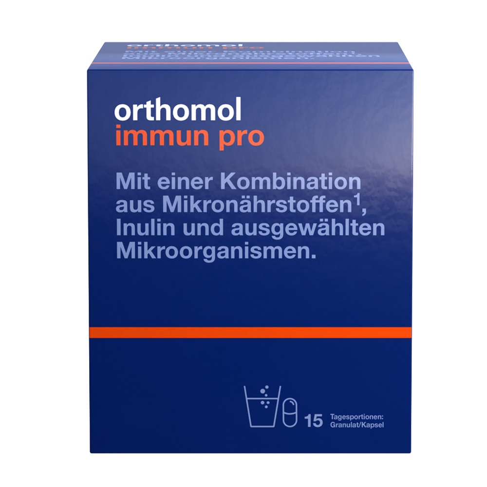 ORTHOMOL Immun pro Granulat/Kapseln Kombipack. - 15Stk - Immunsystem