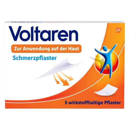 VOLTAREN Schmerzpflaster 140 mg wirkstoffh.Pflast. - 5Stk - Voltaren®