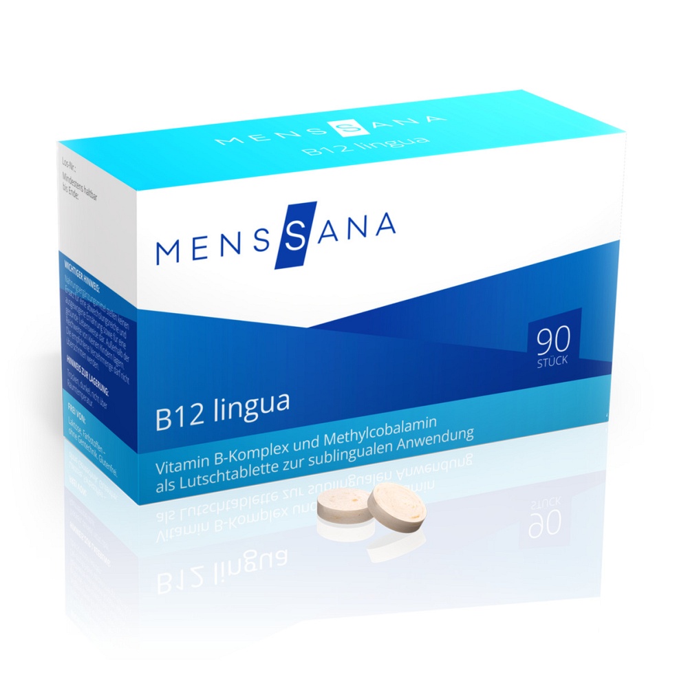 Packshot von B12 lingua MensSana 90 Stück