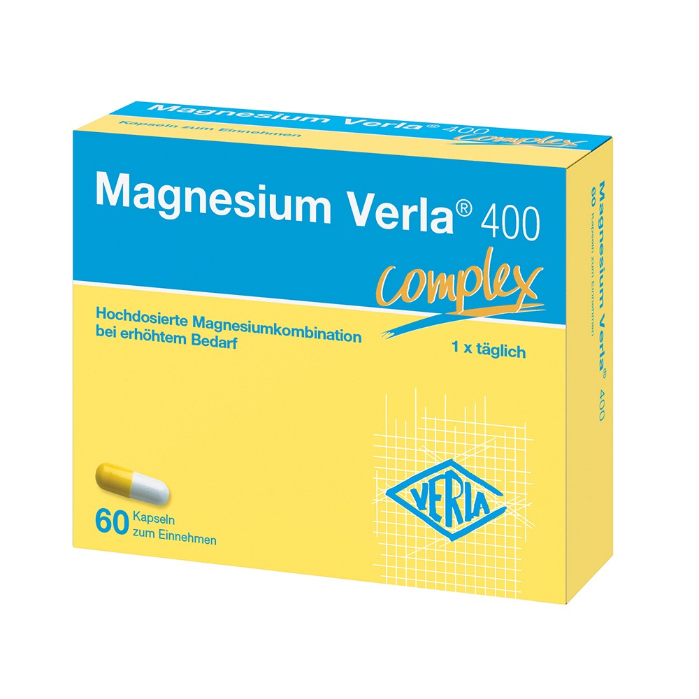 MAGNESIUM VERLA 400 Kapseln - 60Stk
