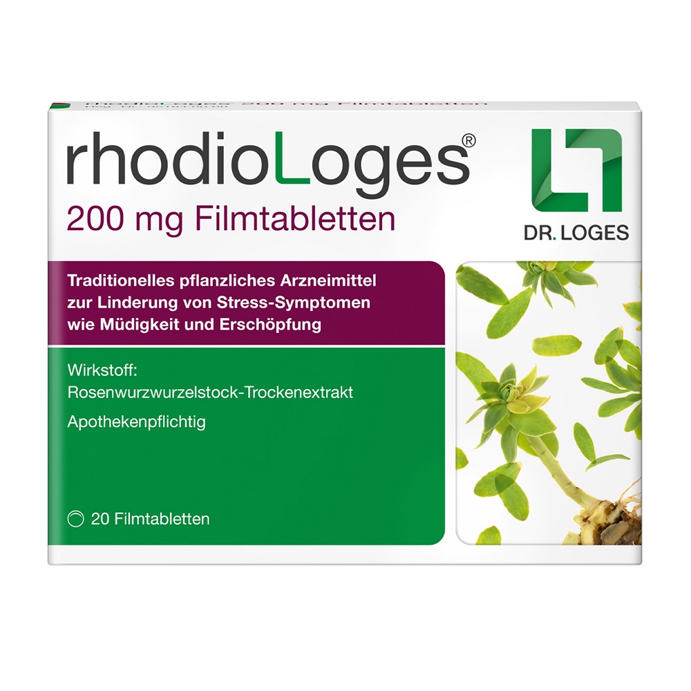 RHODIOLOGES 200 mg Filmtabletten - 20Stk - Beruhigung & Schlaf
