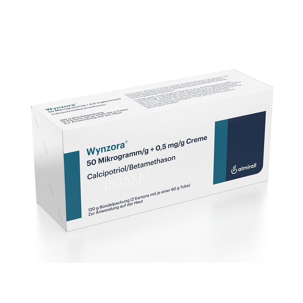 WYNZORA 50 Mikrogramm/g + 0,5 mg/g Creme - 2X60g